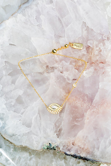 Evil Eye Slider Bracelet